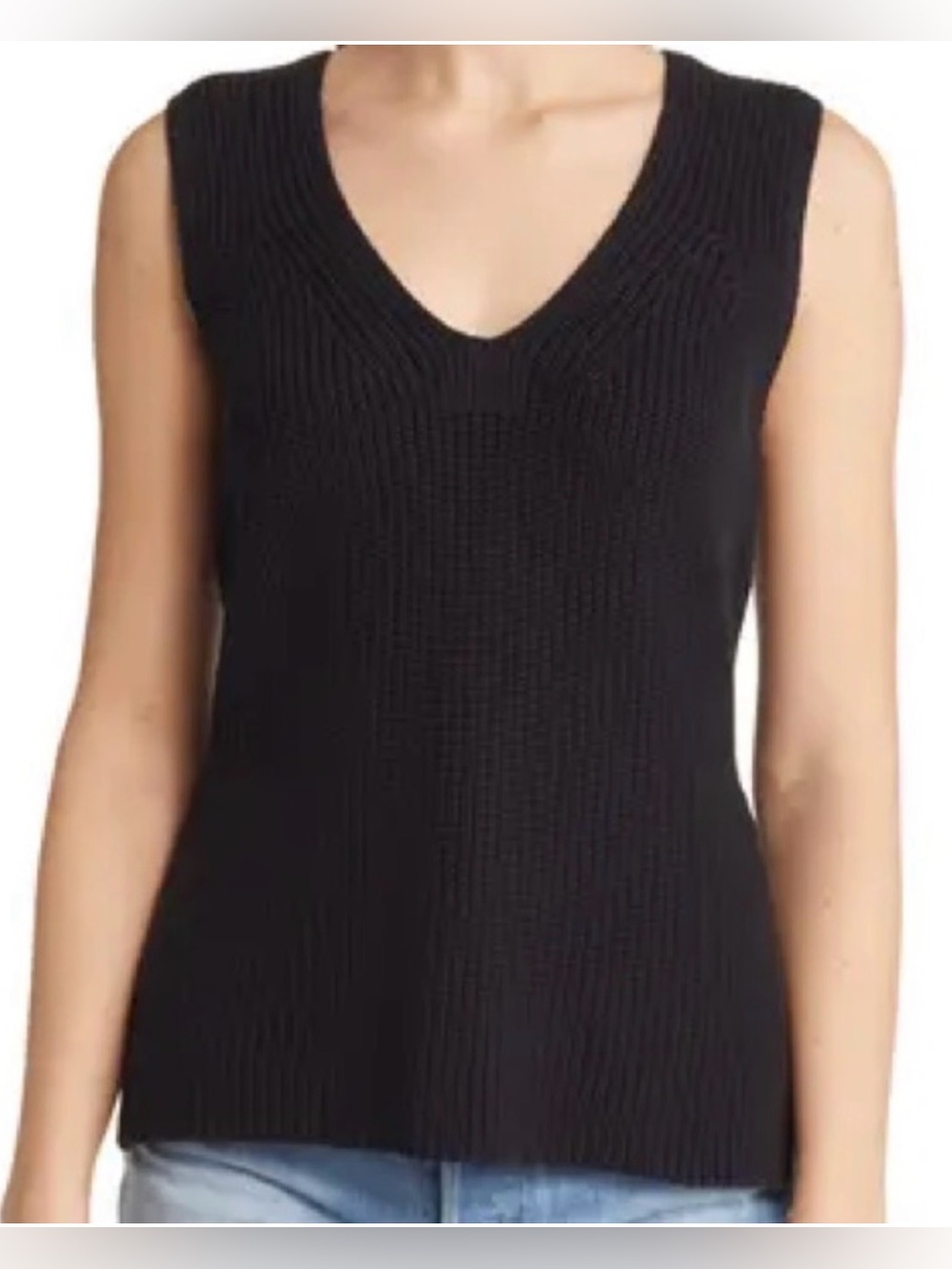 Tommy Bahama Black Knit Top  *Never Been Worn*